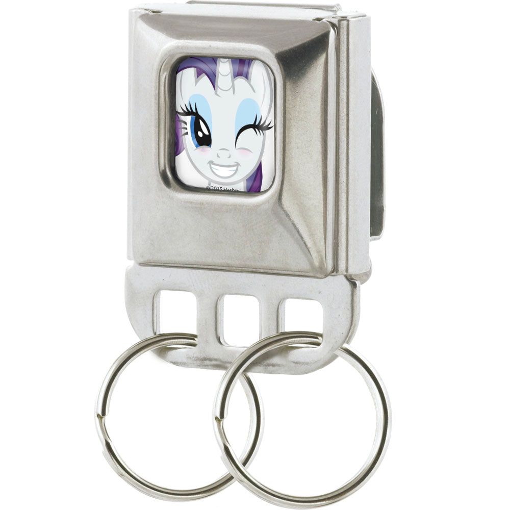 Keyholder - My Little Pony Rarity Face Close-Up Full Color Gray Key Holders Hasbro