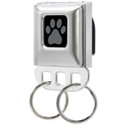 Keyholder - Paw Print Full Color Black/Gray Key Holders Buckle-Down