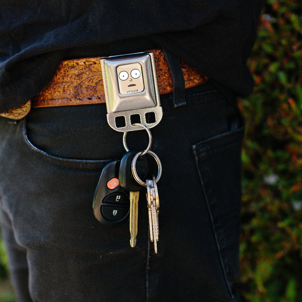 Keyholder - Morty Face Close-Up Full Color Key Holders Rick and Morty