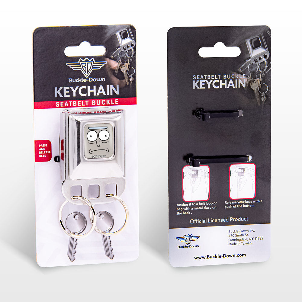 Keyholder - Rick Sanchez Face Close-Up Full Color Key Holders Rick and Morty