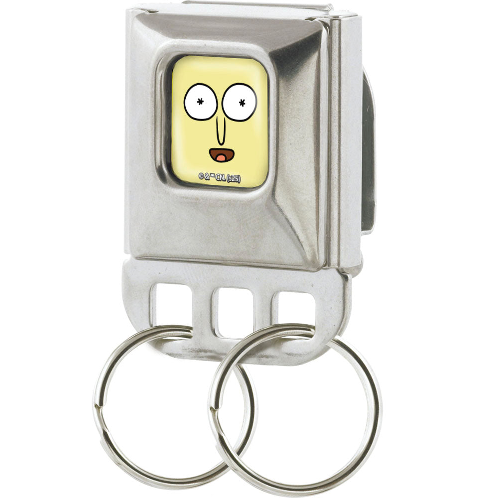 Keyholder - Mr. Poopy Butthole Face Close-Up Full Color Yellow Key Holders Rick and Morty
