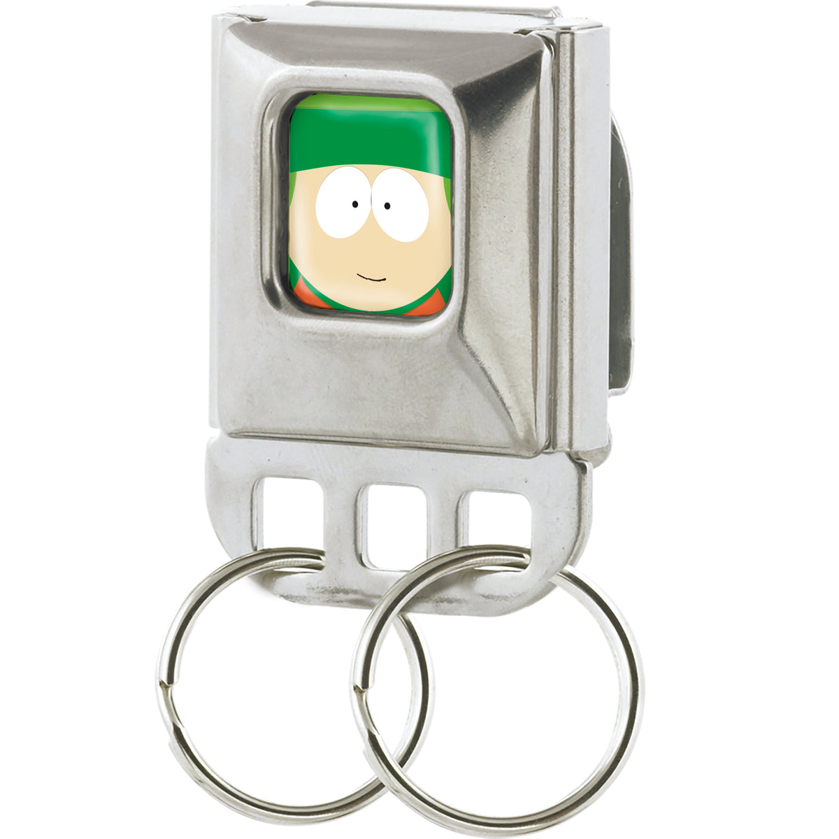 Keyholder - South Park Kyle Broflovski Face Close-Up Green Key Holders South Park