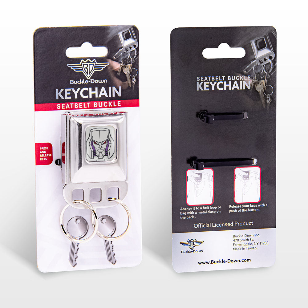 Keyholder - Transformers Megatron Face Full Color Gray Key Holders Transformers