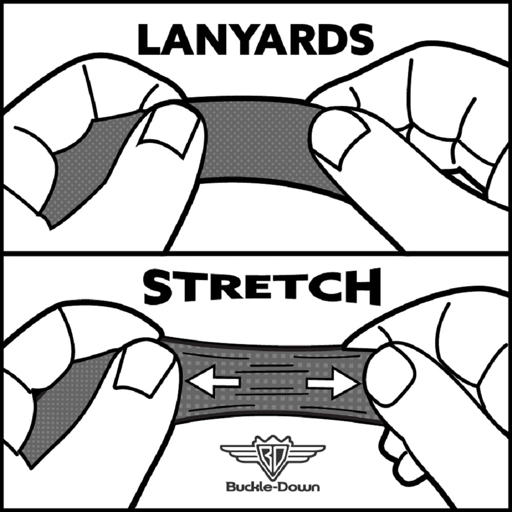 Lanyard - 1.0" - Star Wars Mandalorian Character Pose Blocks Black/White Lanyards Star Wars
