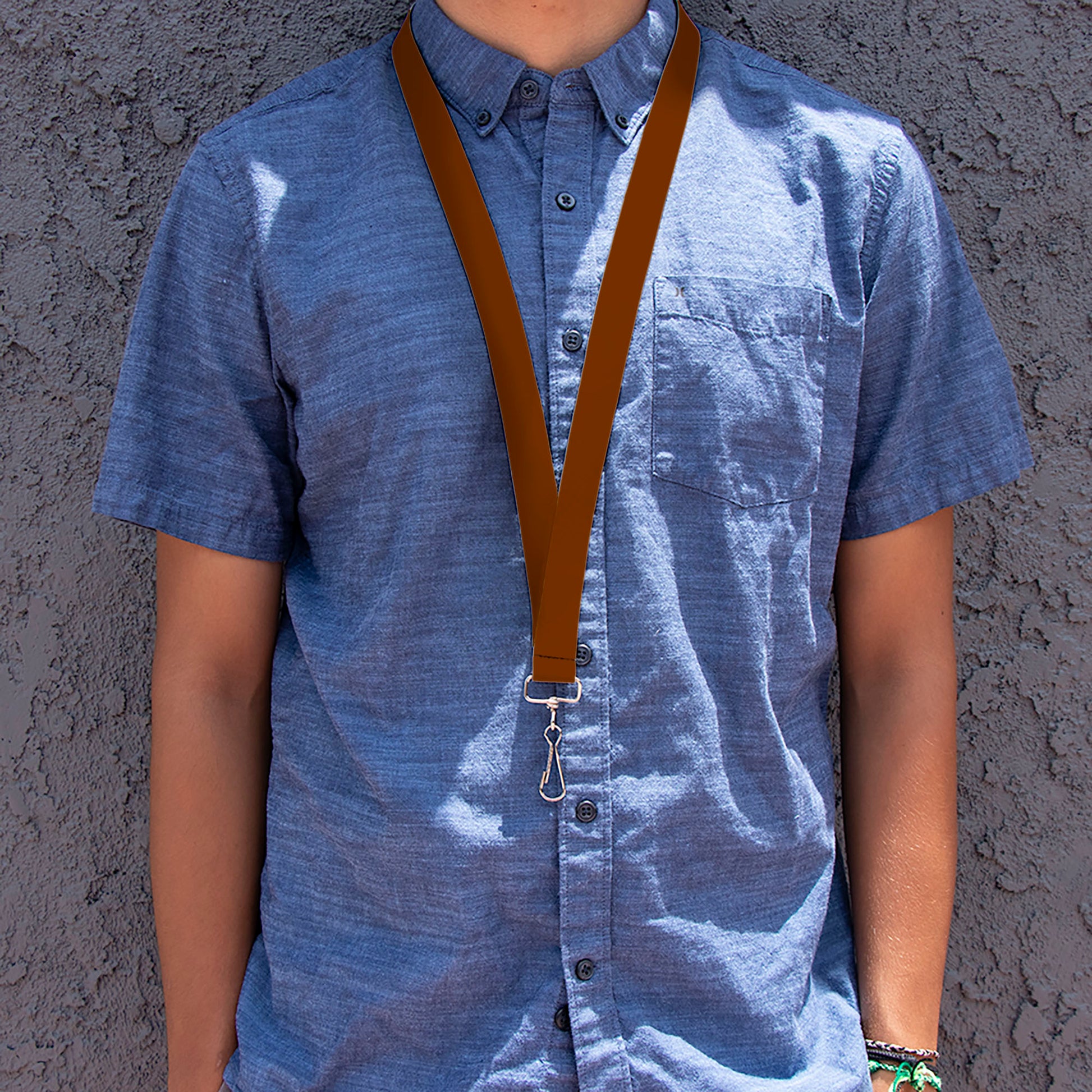 Lanyard - 1.0" - Brown Lanyards Buckle-Down