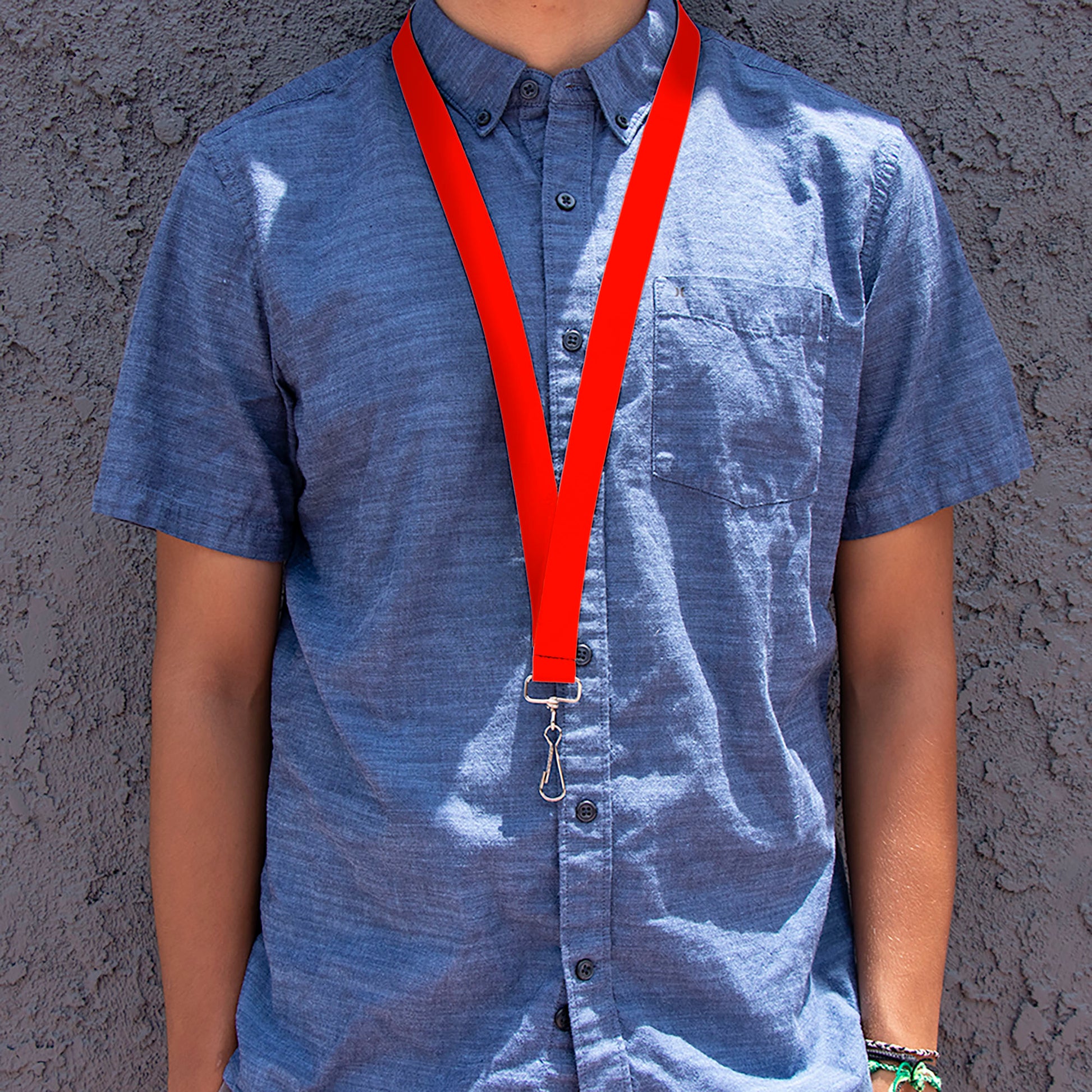 Lanyard - 1.0" - Red Lanyards Buckle-Down