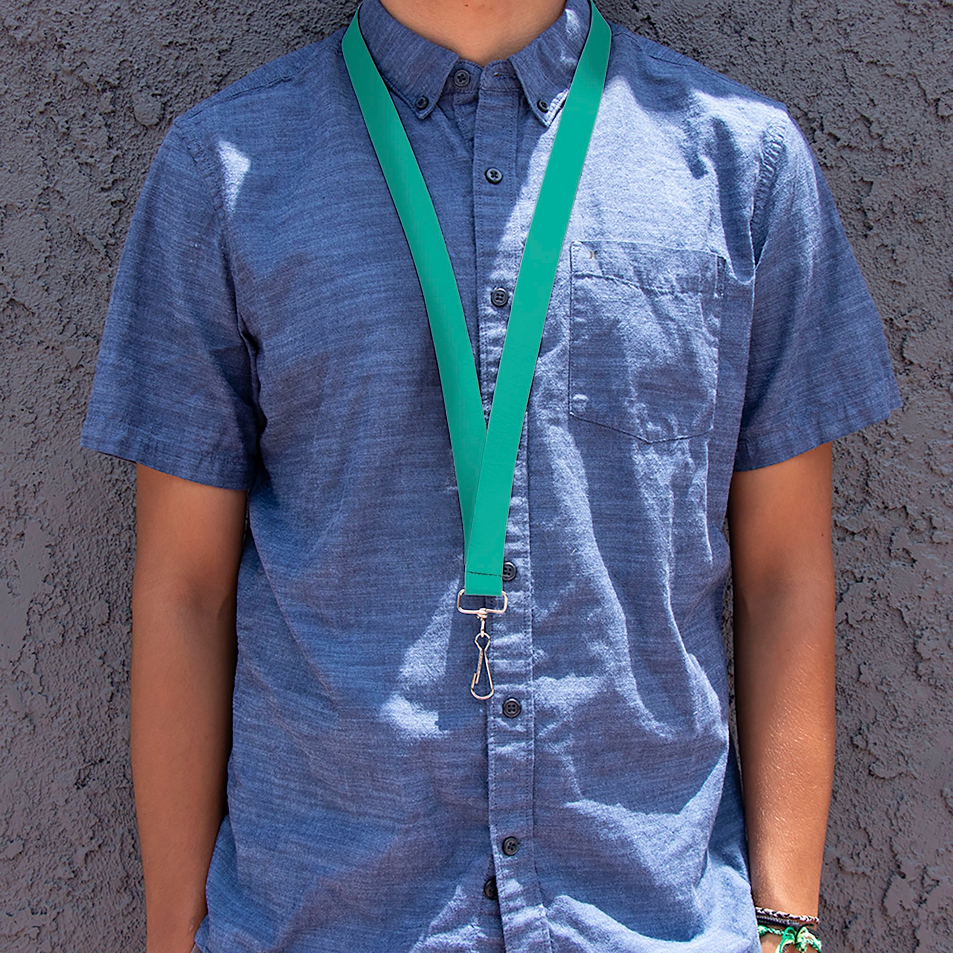 Lanyard - 1.0" - Teal Lanyards Buckle-Down