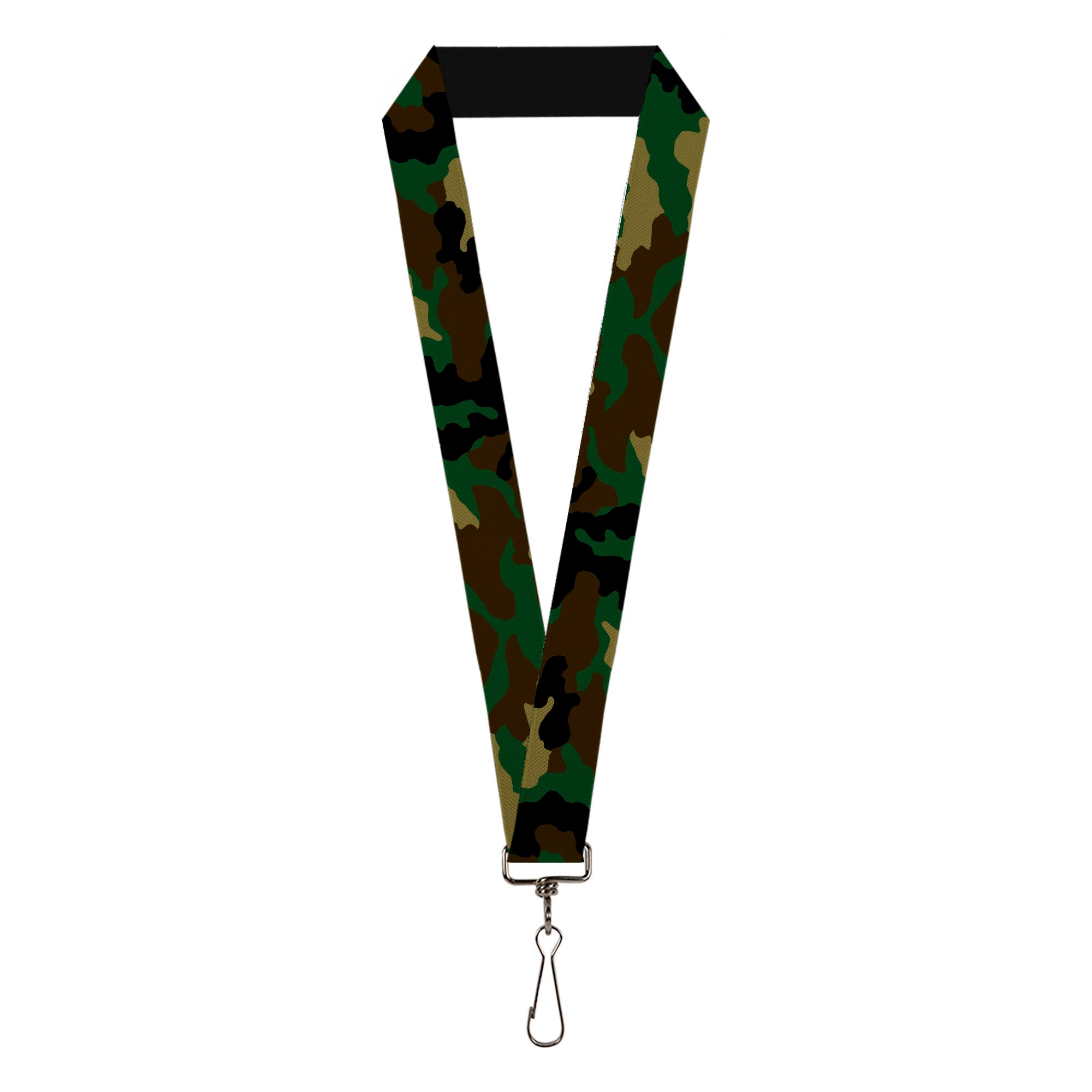 Lanyard - 1.0" - Camo Olive Lanyards Buckle-Down