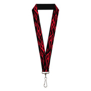 Lanyard - 1.0" - Flame Red Lanyards Buckle-Down