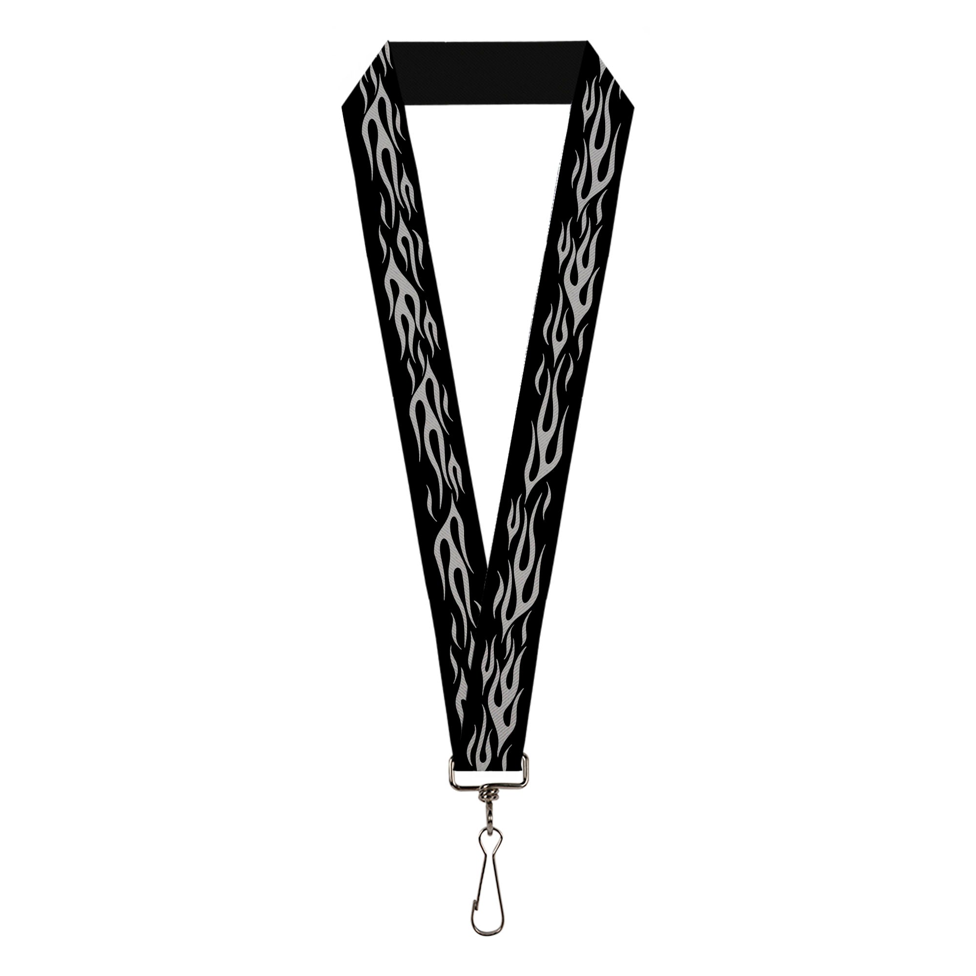 Lanyard - 1.0" - Flame Silver Lanyards Buckle-Down