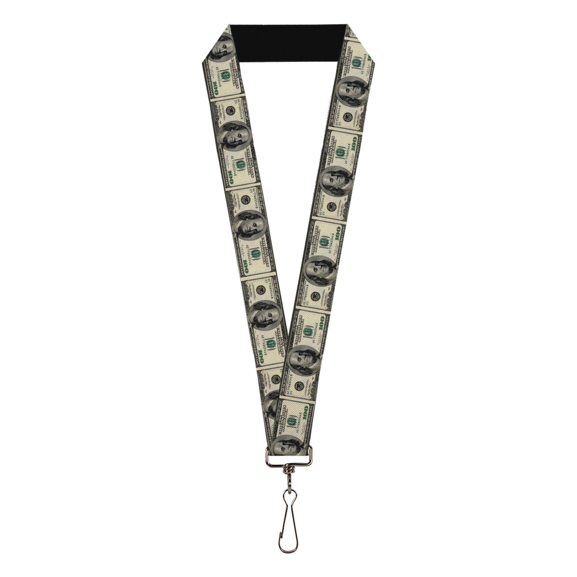 Lanyard - 1.0" - 100 Dollar Bills Lanyards Buckle-Down
