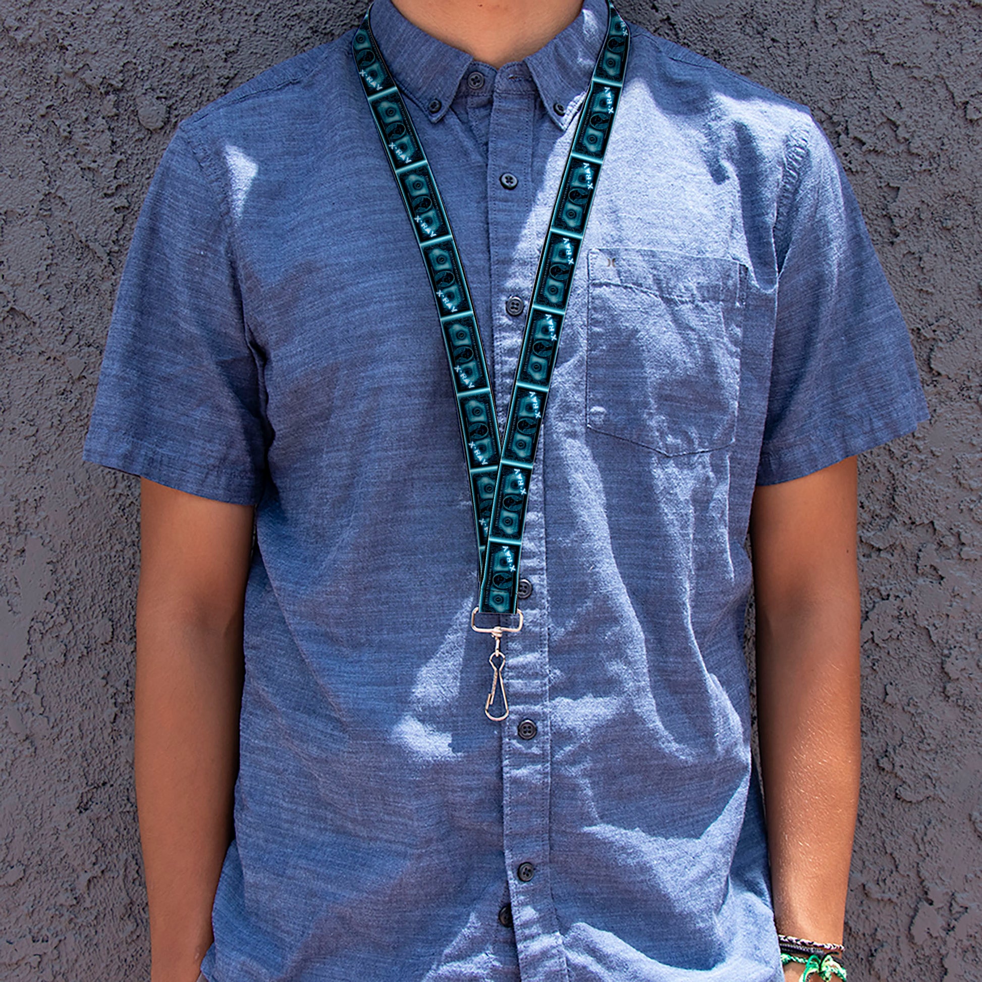 Lanyard - 1.0" - $1 Bill X-Ray Lanyards Buckle-Down
