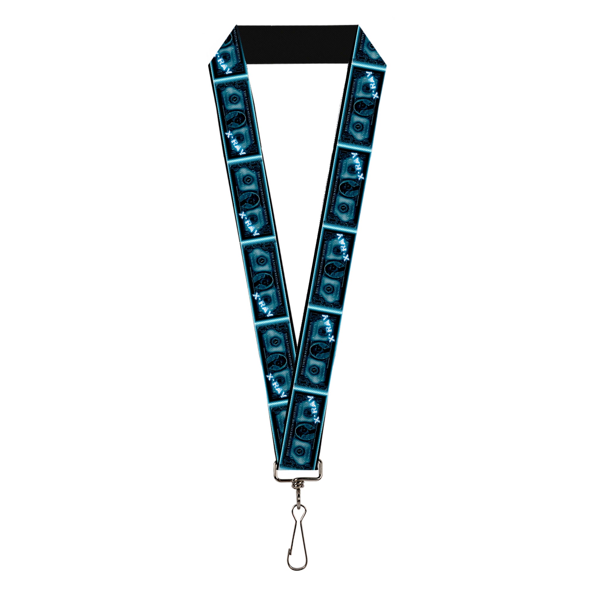 Lanyard - 1.0" - $1 Bill X-Ray Lanyards Buckle-Down
