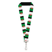 Lanyard - 1.0" - Algeria Flags Lanyards Buckle-Down