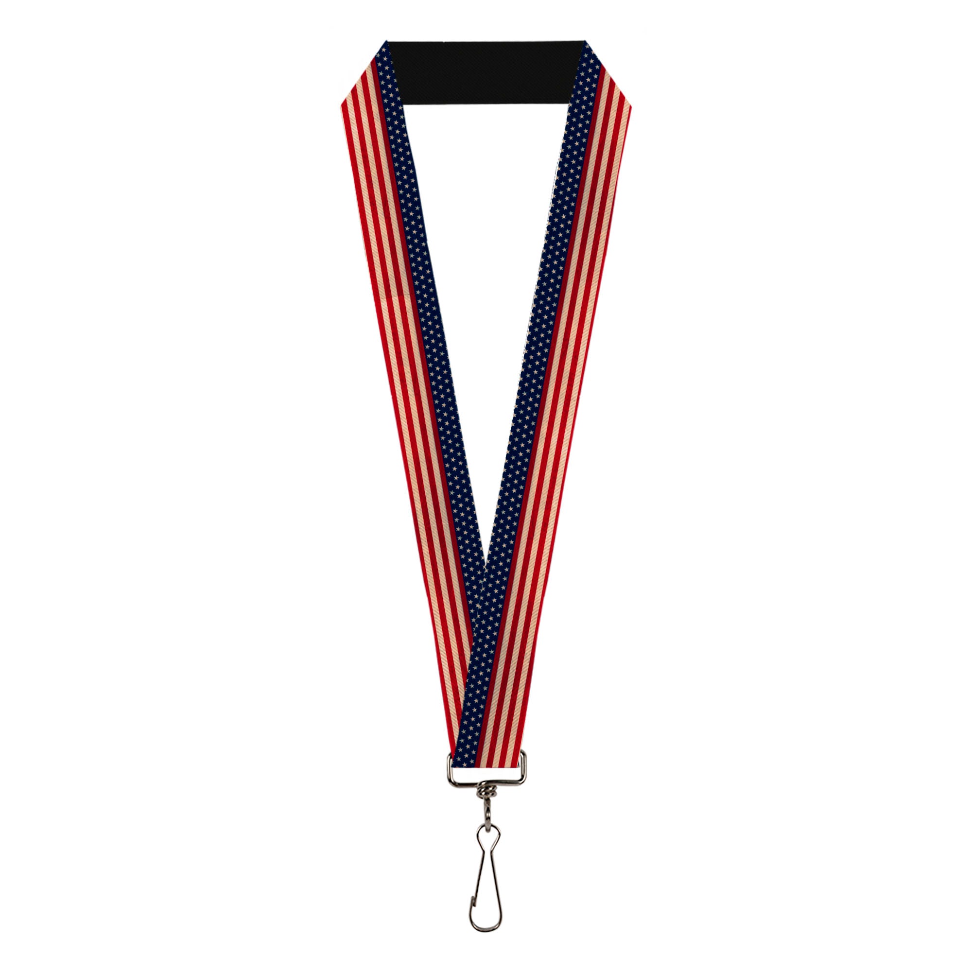Lanyard - 1.0" - American Flag Stripe Lanyards Buckle-Down