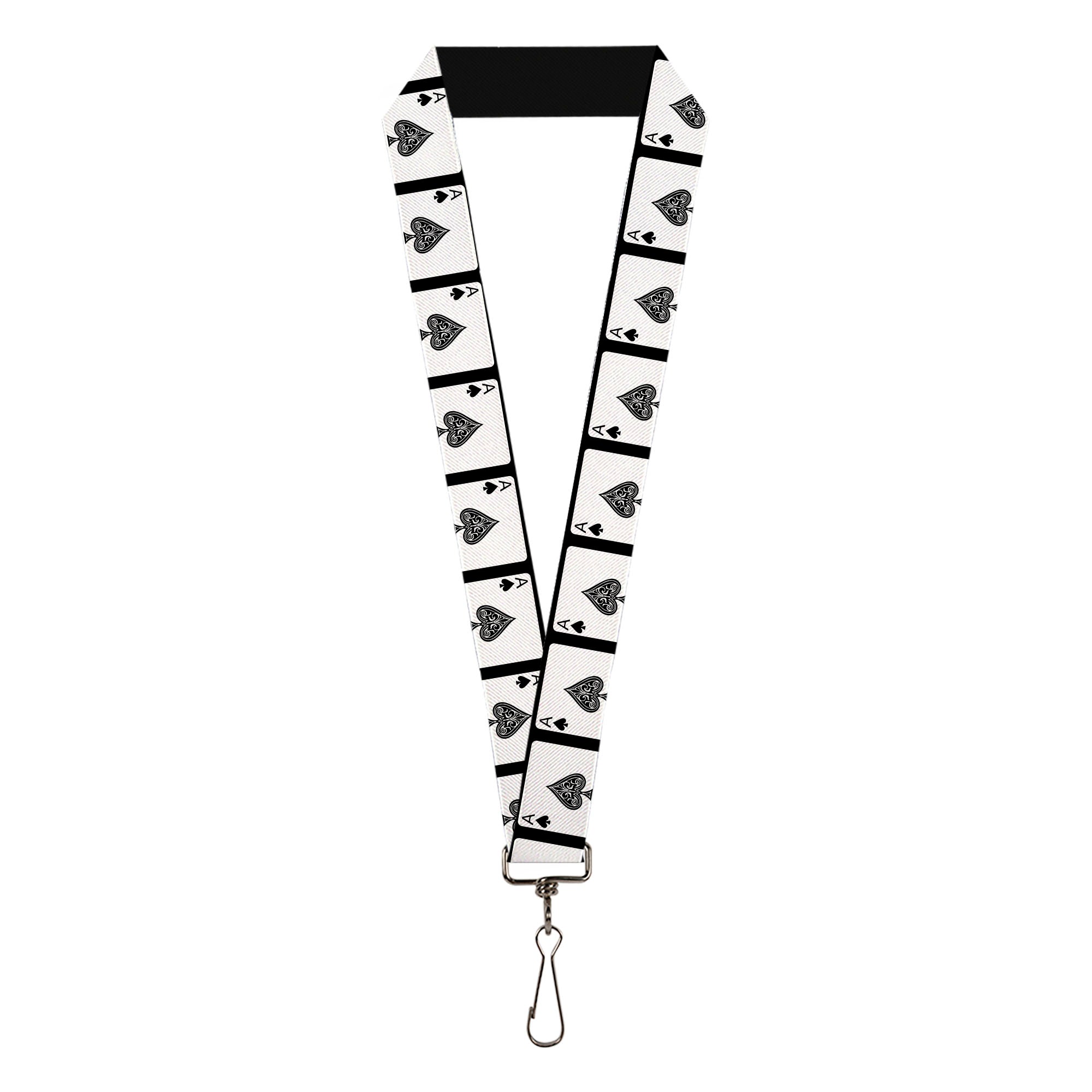 Lanyard - 1.0" - Ace of Spades Lanyards Buckle-Down