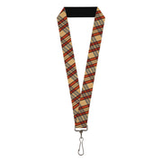 Lanyard - 1.0" - Americana Plaid X Lanyards Buckle-Down