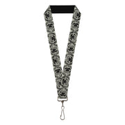 Lanyard - 1.0" - Americana Federal Reserve Seal Weathered Gray Black Lanyards Buckle-Down
