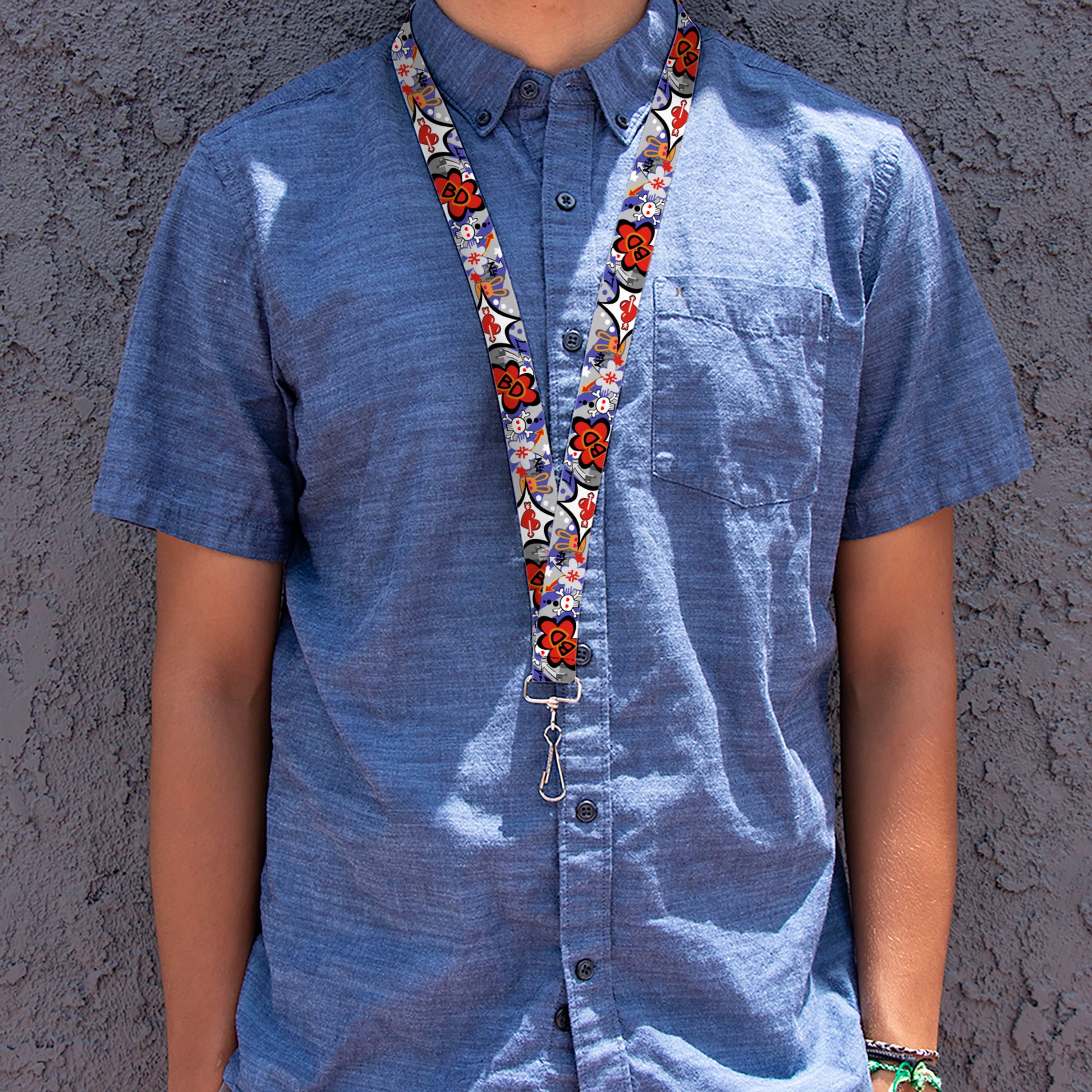 Lanyard - 1.0" - BD Cartoon Lanyards Buckle-Down