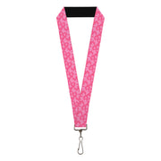 Lanyard - 1.0" - Butterflies Pink Lanyards Buckle-Down