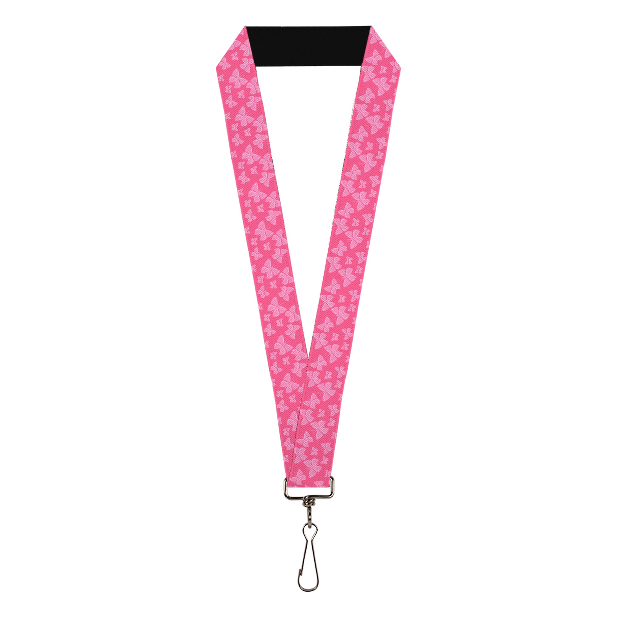 Lanyard - 1.0" - Butterflies Pink Lanyards Buckle-Down