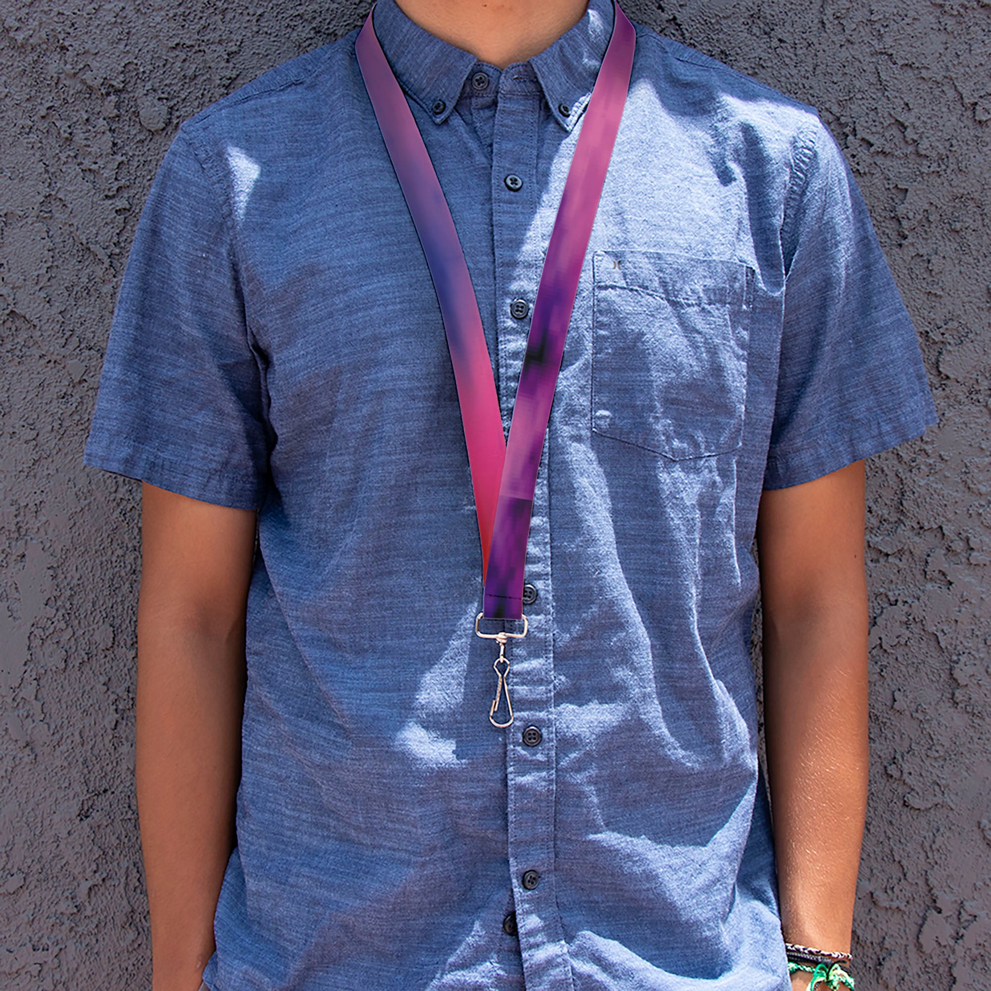 Lanyard - 1.0" - BD Psychedelic Lanyards Buckle-Down