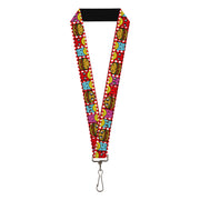Lanyard - 1.0" - Burger & Fries Cartoon Lanyards Buckle-Down