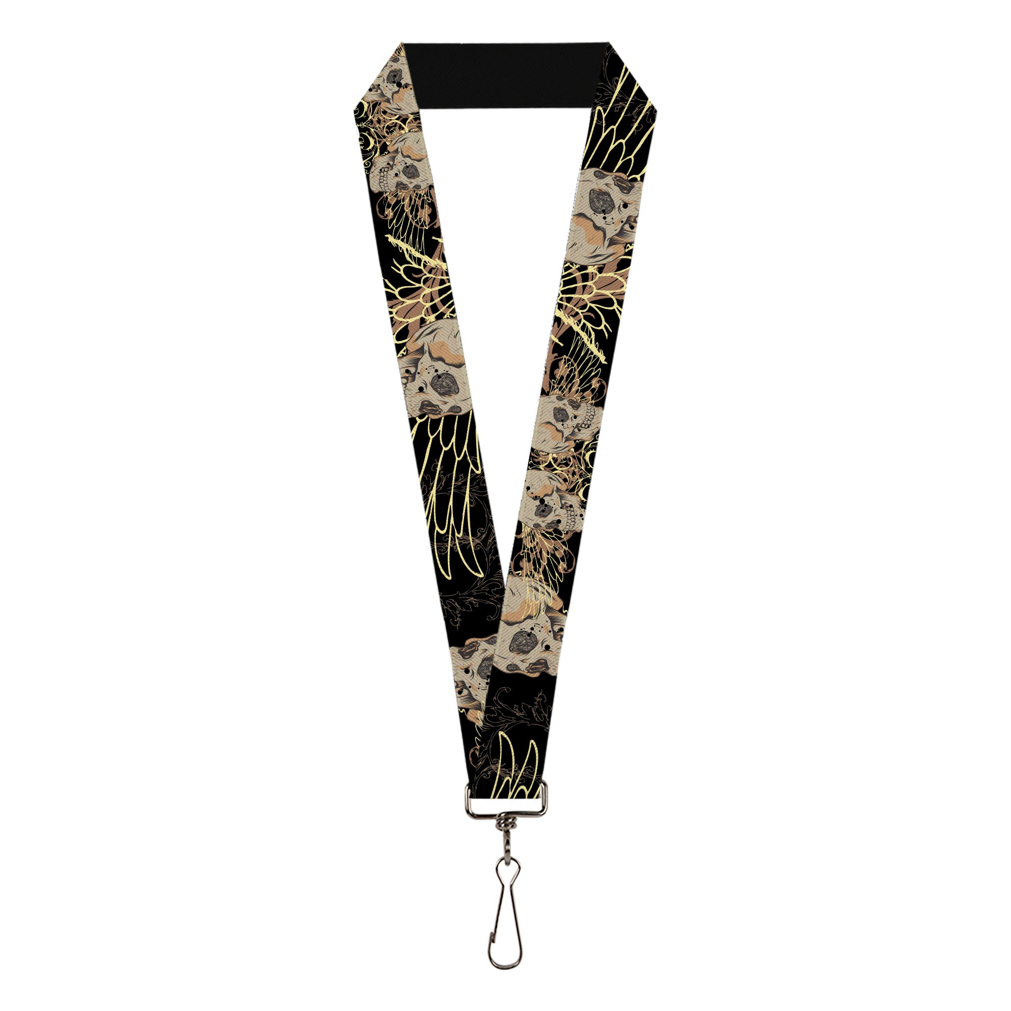 Lanyard - 1.0" - BD Die Hard Skull 02 Lanyards Buckle-Down