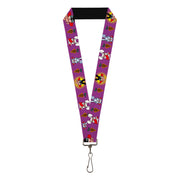 Lanyard - 1.0" - Bunny Superhero Purple Lanyards Buckle-Down
