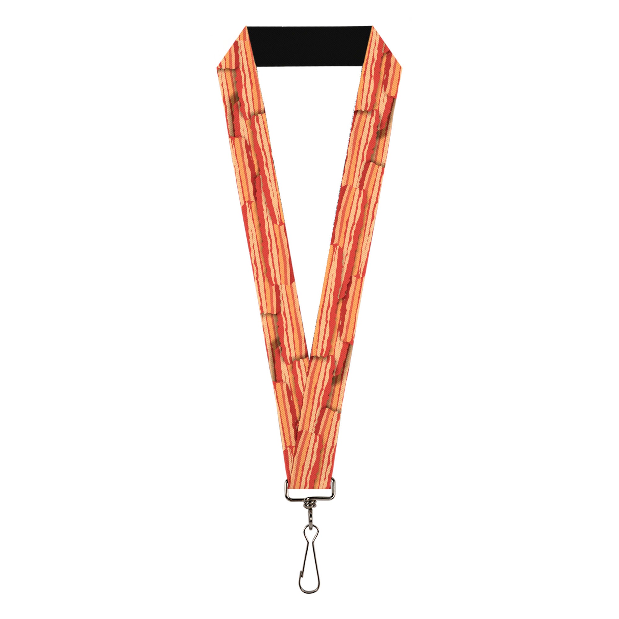 Lanyard - 1.0" - Bacon Stacked Lanyards Buckle-Down