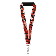 Lanyard - 1.0" - Bacon w Text1 Lanyards Buckle-Down