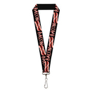 Lanyard - 1.0" - Bacon w Text2 Lanyards Buckle-Down
