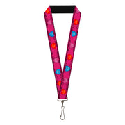 Lanyard - 1.0" - Candy Hearts Lanyards Buckle-Down