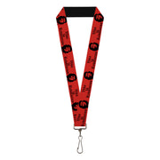 Lanyard - 1.0" - Che Red Black Lanyards Buckle-Down
