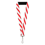 Lanyard - 1.0" - Candy Cane Lanyards Buckle-Down