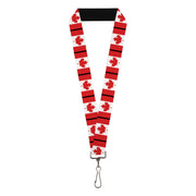 Lanyard - 1.0" - Canada Flags Lanyards Buckle-Down