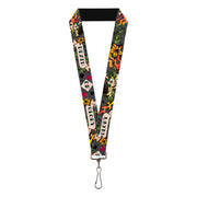 Lanyard - 1.0" - Death or Glory Gray Lanyards Buckle-Down
