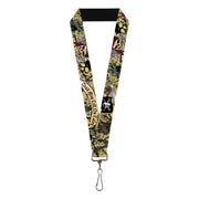 Lanyard - 1.0" - Dead Men Tell No Tales Tan Lanyards Buckle-Down