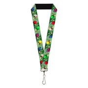 Lanyard - 1.0" - Decorated Tree Lanyards Buckle-Down