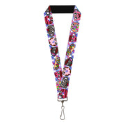 Lanyard - 1.0" - Donuts & Coffee Cartoon Lanyards Buckle-Down