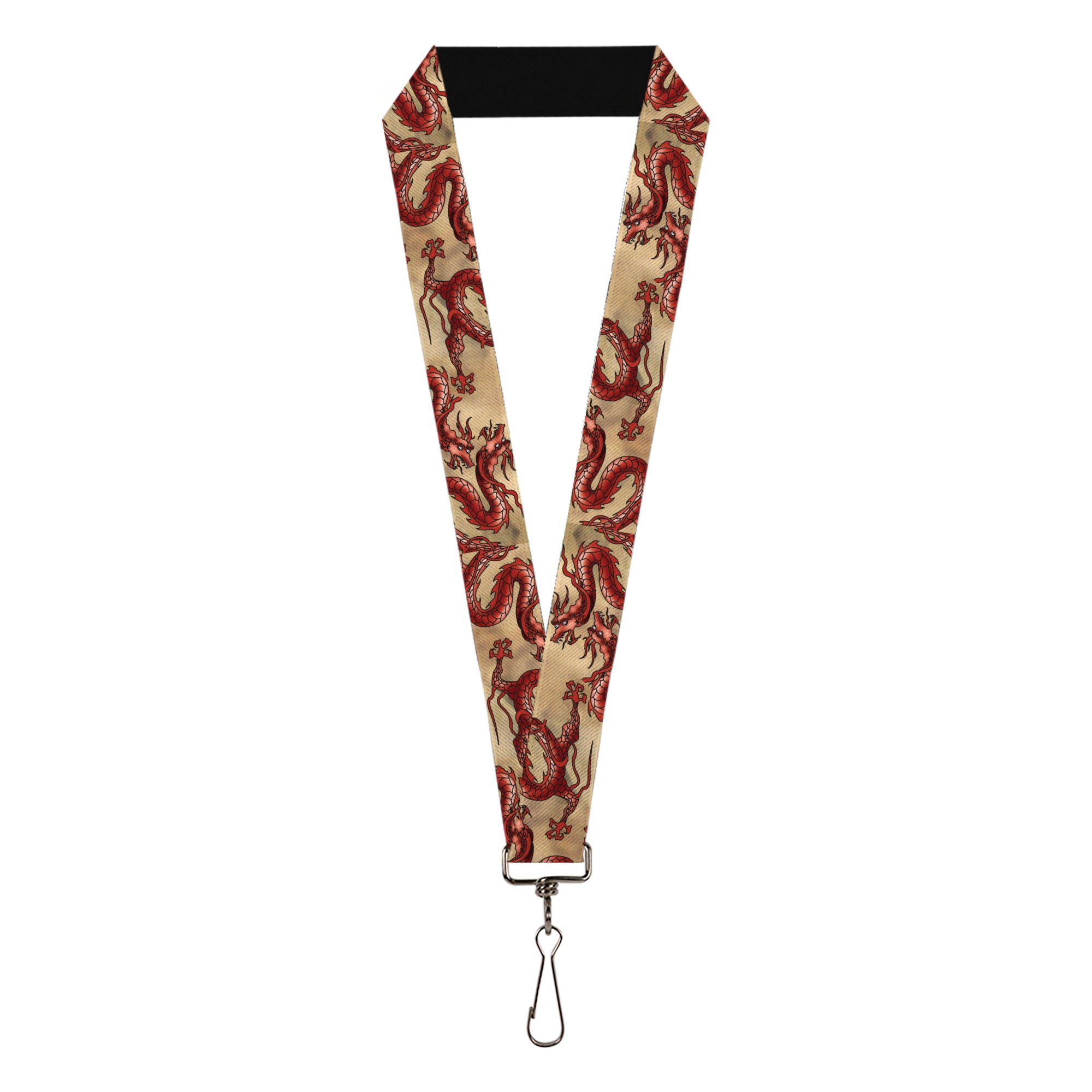 Lanyard - 1.0" - Dragons Tan Lanyards Buckle-Down
