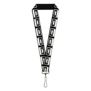 Lanyard - 1.0" - DC Cassette Tape Lanyards Buckle-Down