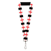 Lanyard - 1.0" - England Flags Lanyards Buckle-Down