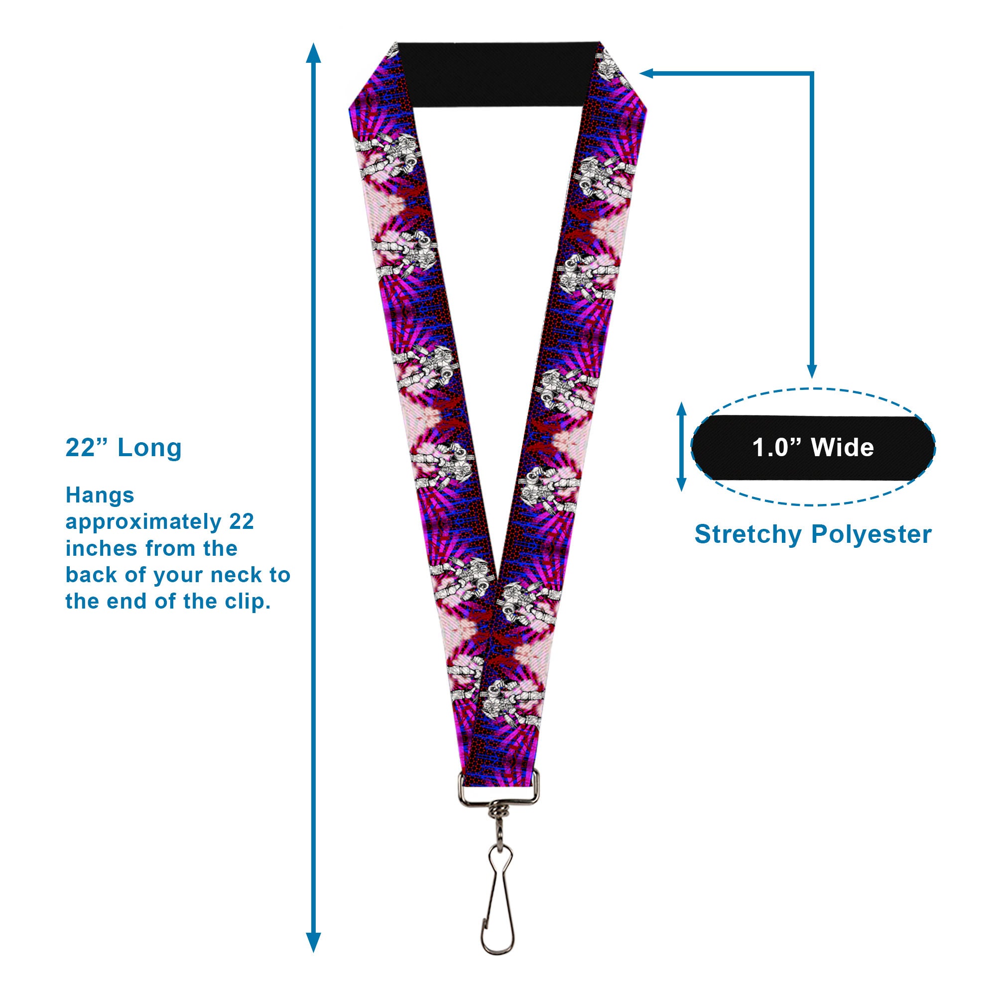 Lanyard - 1.0" - Evoke 2 RoboBear Lanyards Buckle-Down