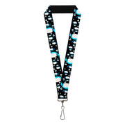 Lanyard - 1.0" - Emperor Penguins Gray Blues Lanyards Buckle-Down