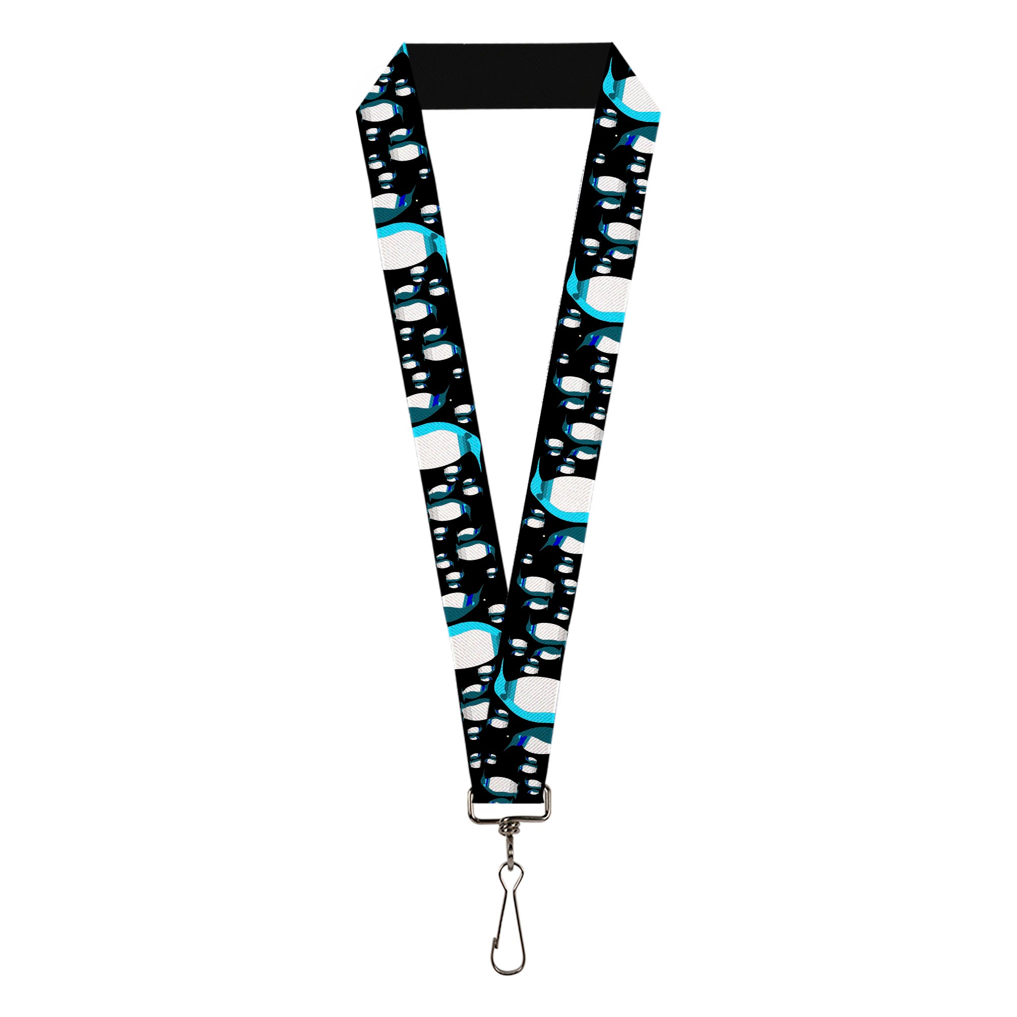 Lanyard - 1.0" - Emperor Penguins Gray Blues Lanyards Buckle-Down