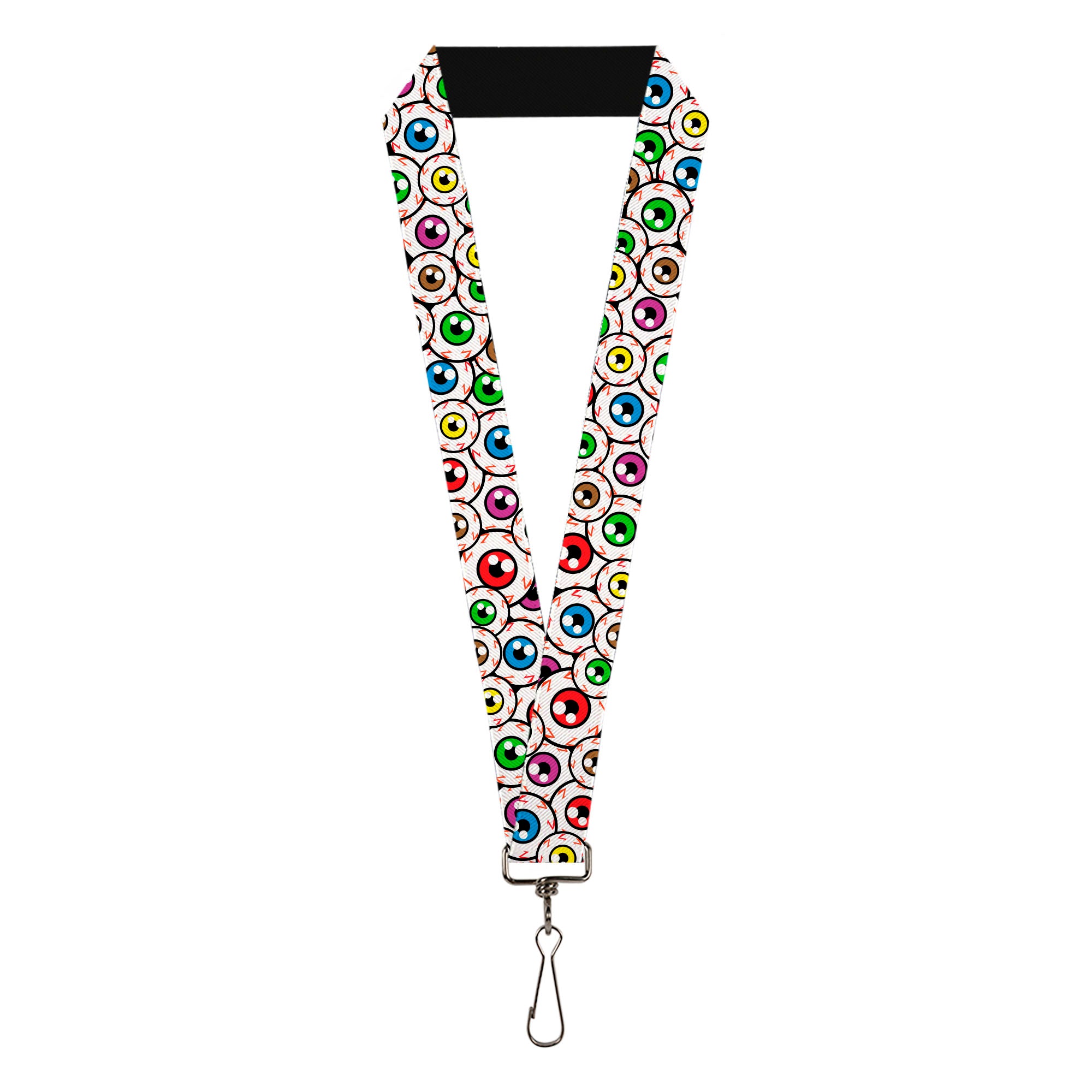 Lanyard - 1.0" - Eyeballs Stacked Lanyards Buckle-Down