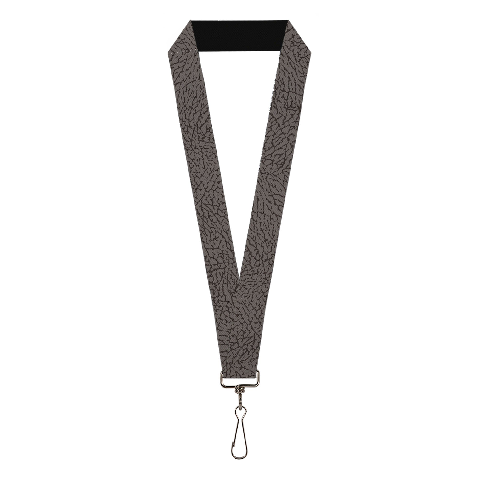 Lanyard - 1.0" - Elephant Crackle Grays Lanyards Buckle-Down