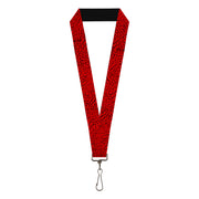 Lanyard - 1.0" - Elephant Crackle Red Lanyards Buckle-Down