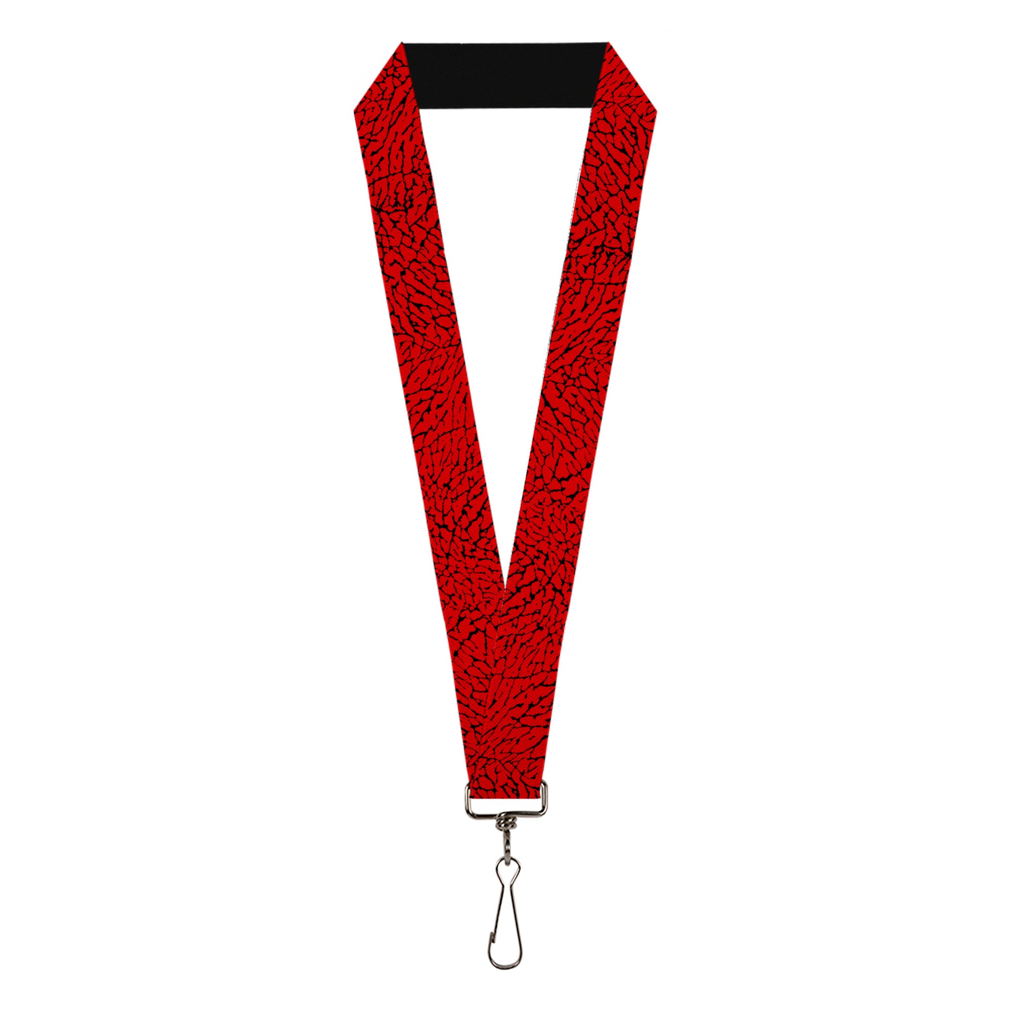 Lanyard - 1.0" - Elephant Crackle Red Lanyards Buckle-Down